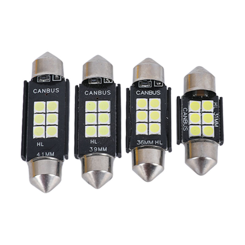 LED C5W 3030-6-Sidoljus-Läsljus C5W